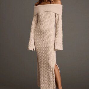 12th Tribe - Rhiannon Dusty Rose Sweater Maxi Dress